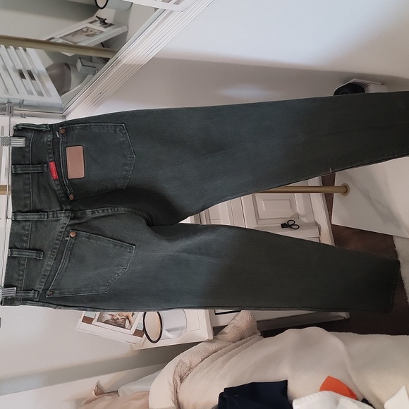 Vintage Wrangler High Rise Green Jeans - Picture 5 of 9